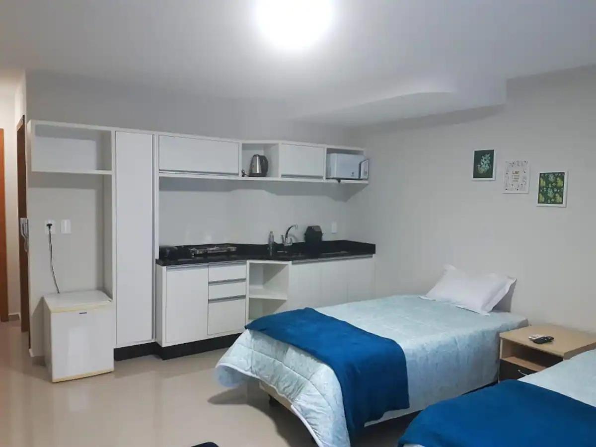 Flat Estudio 101 No Centro De Jaragua Do Sul จารากัว ดู ซุล ภายนอก รูปภาพ
